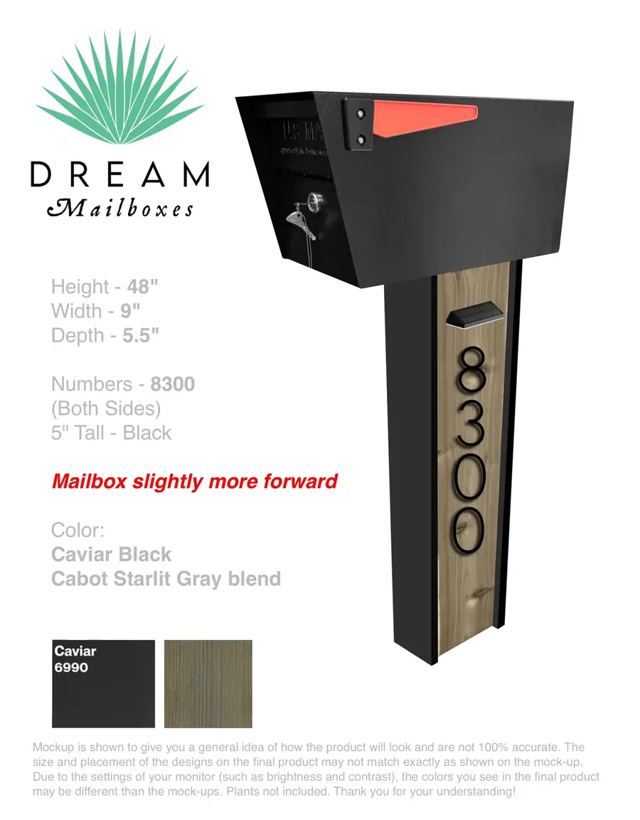 Dream Mailboxe installation