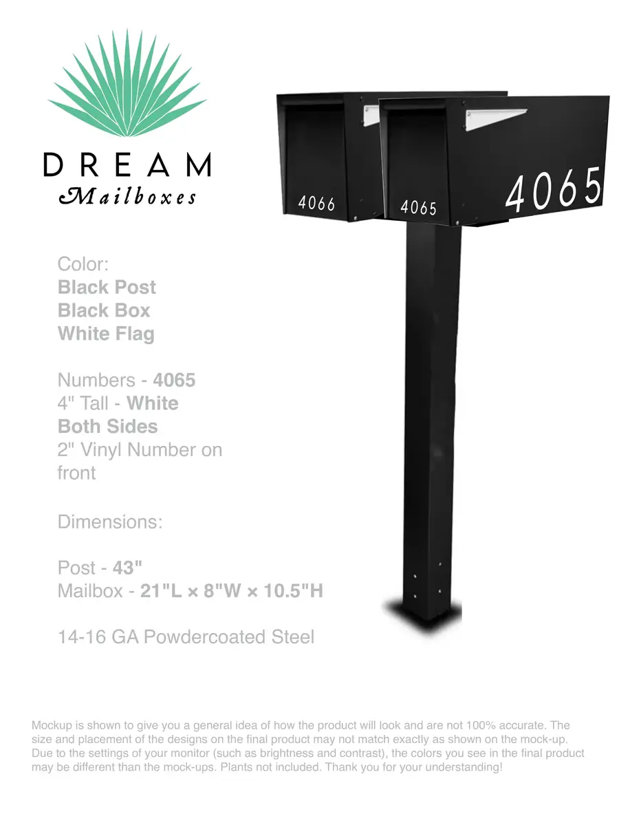 Dream Mailboxe installation
