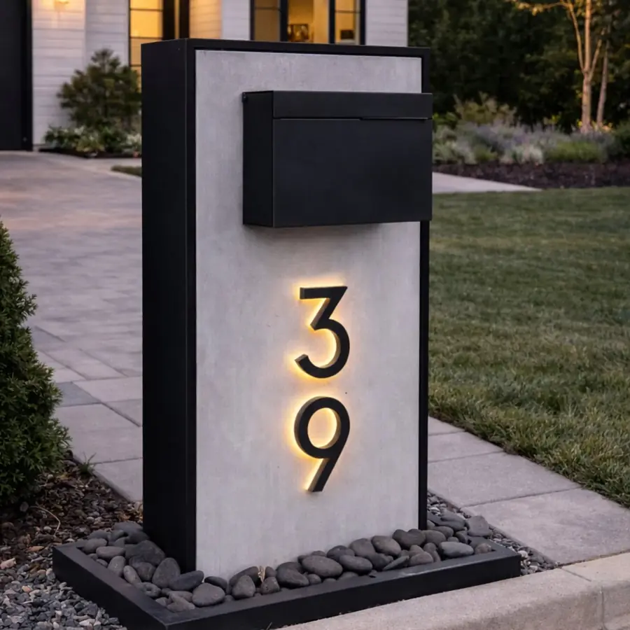 LED Backlit Mailboxes